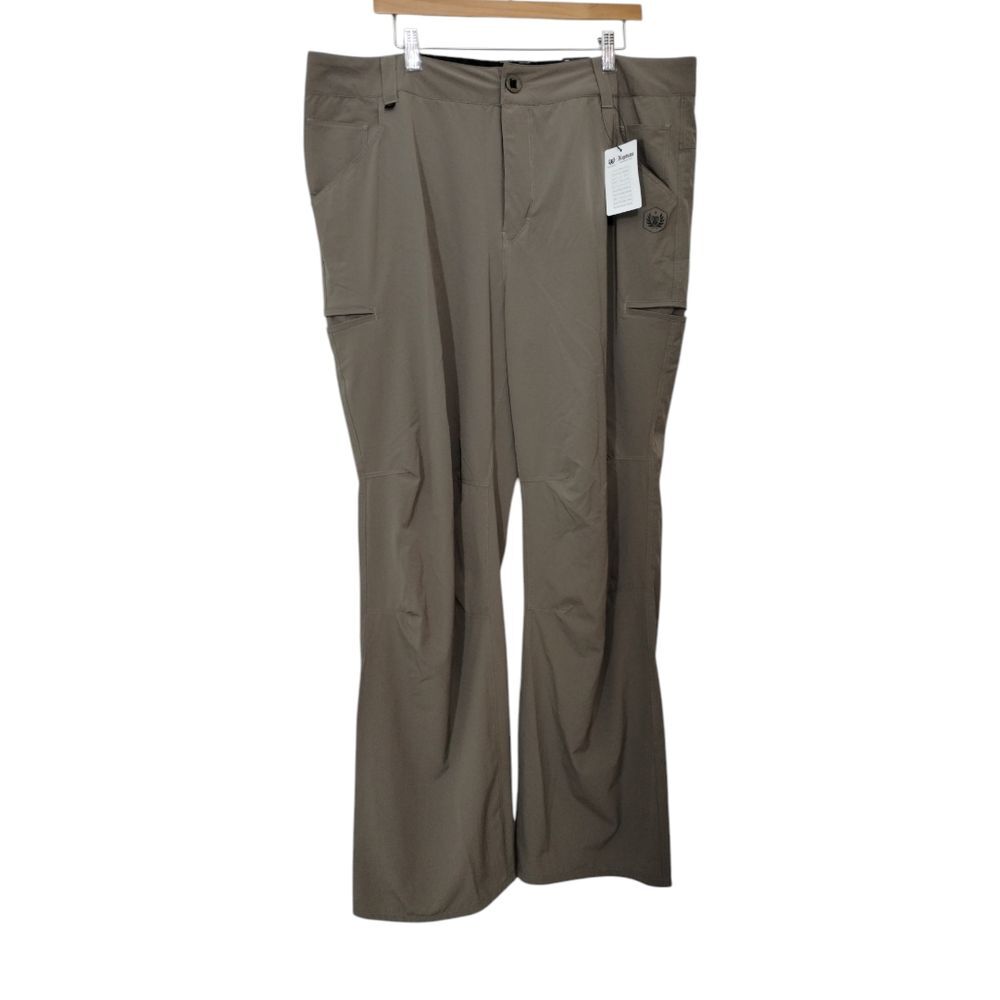 TD Apparel Men's‎ Neptune Amphibious Micro-Ripstop Pants Size 42x30 Khaki NWT